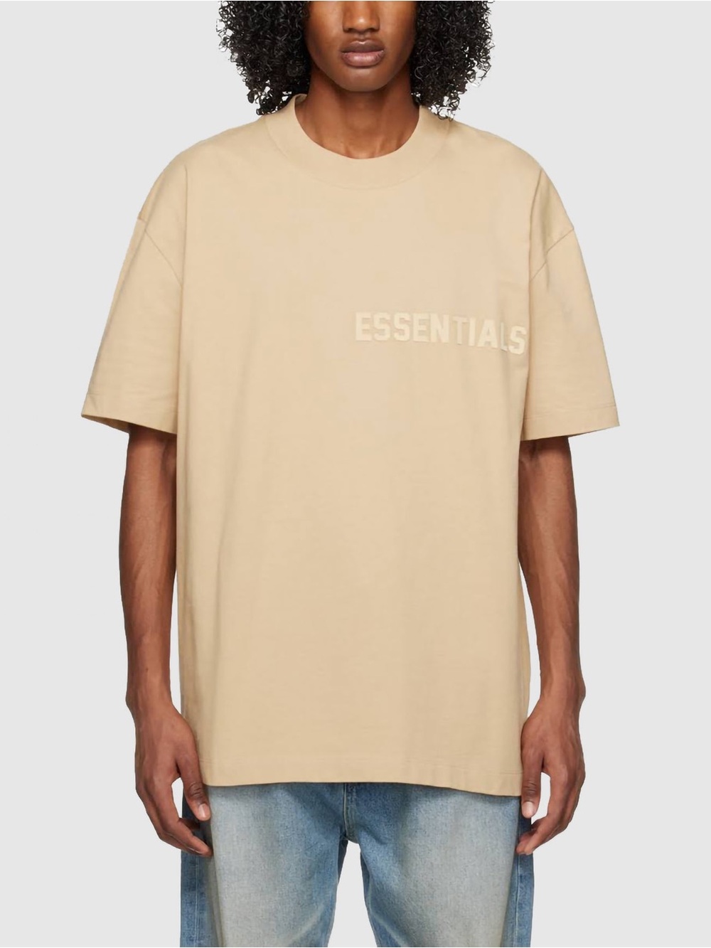 Essentials Men's Short Sleeve Tee in Sandstone